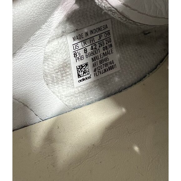 Adidas x Slam Jam x Superstar 80s Sneakers in White - Picture 9 of 9